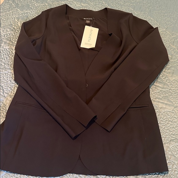 Athleta Black Blazer New Size 10 - Picture 3 of 14